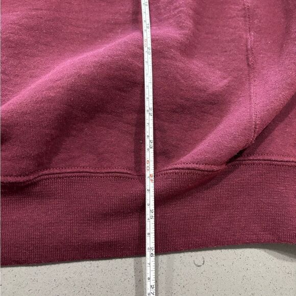 Men’s Vintage Russell Athletic Pullover Sweatshirt Size Large Red Maroon Crewnec - Picture 5 of 5